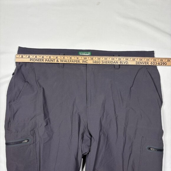 Lot of 2 L.L Bean Gray Nylon Lightweight Hiking Outdoor Travel Pants Mens 40X30 - Picture 10 of 16